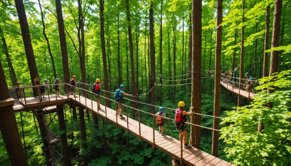 Les parcs aventure pour divertir les enfants