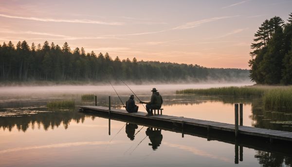 Pêcher en toute tranquillité au bord de l'eau