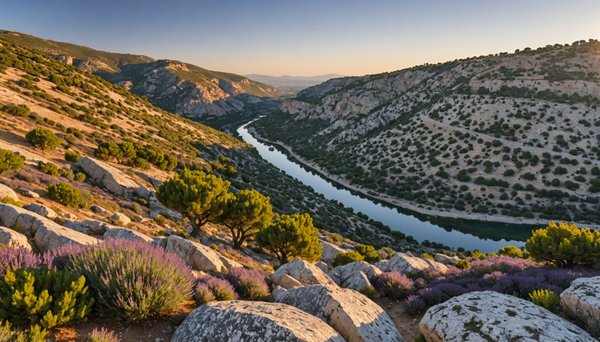 Paysages de l'hérault : entre garrigue, rivières et méditerranée