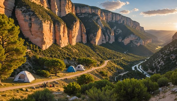 Gorges de la nesque vaucluse : canyon et nature avec le camping les fontaines